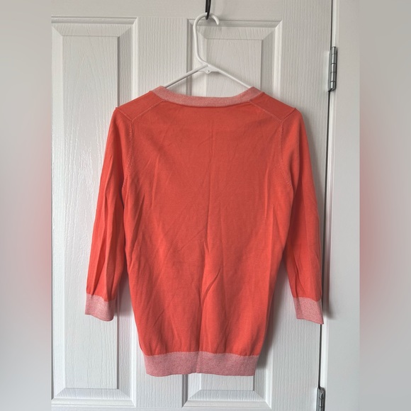 Tommy Hilfiger Orange Cardigan - Picture 2 of 6
